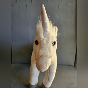 Harry Potter Unicorn Plush Stuffed Animal White Fur Magical Creature Collectible